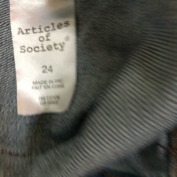 Articles of Society Shannon Slim Straight Ensign Jeans 24 - Picture 5 of 8